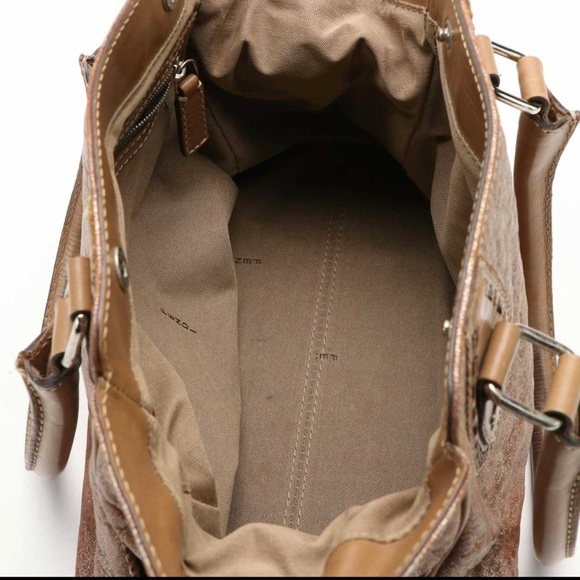 Fendi Etniko De Jour Metallic Copper Pebbled Letter Purse 101 - Picture 8 of 12